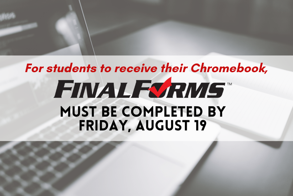 Final Forms DUE FRIDAY!