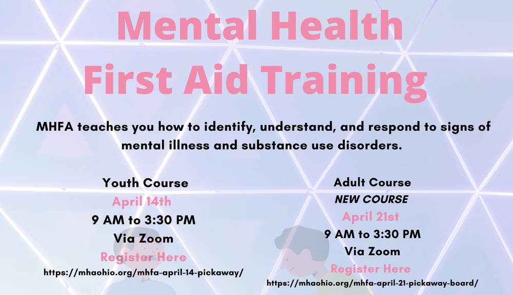 Mental Health First Aid Training Westfall Local Schools