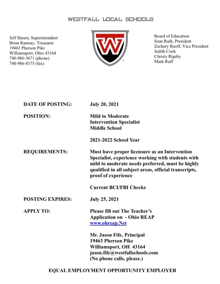 job posting