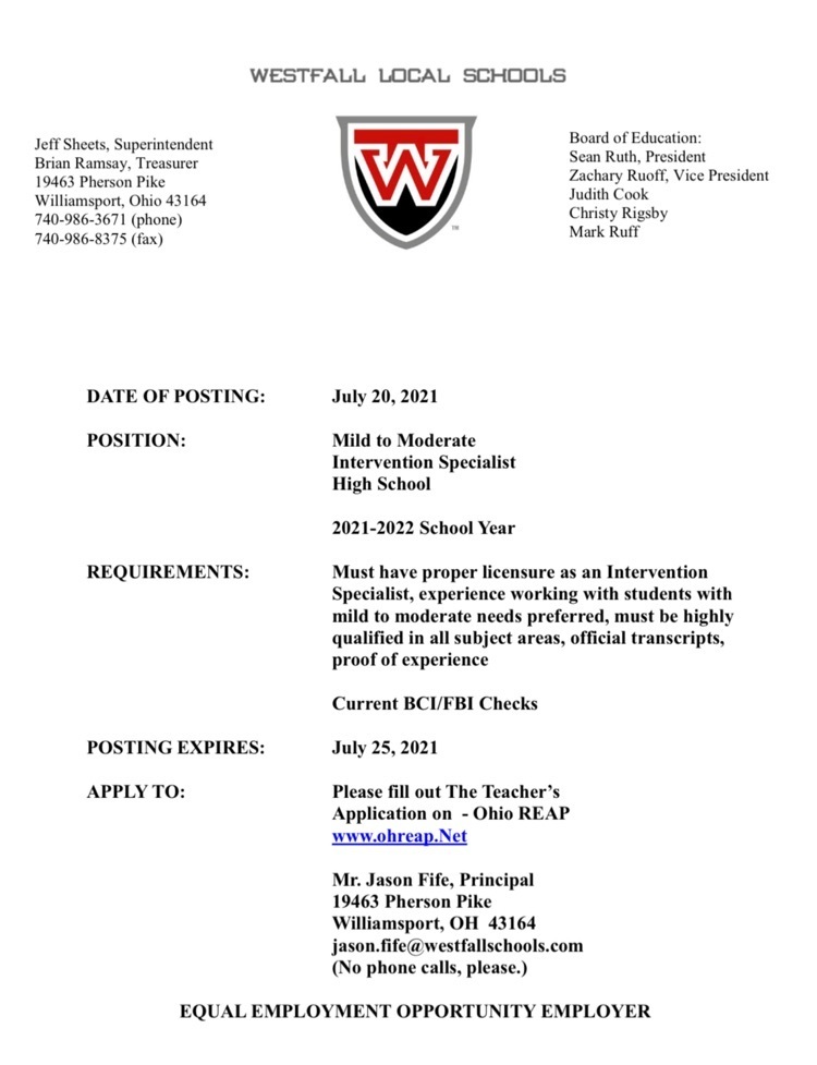 job posting