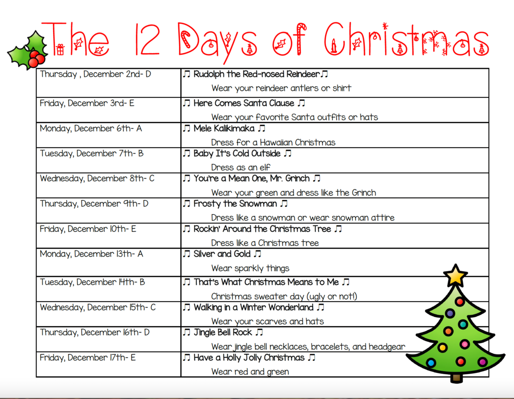 12 Days of Christmas 2021