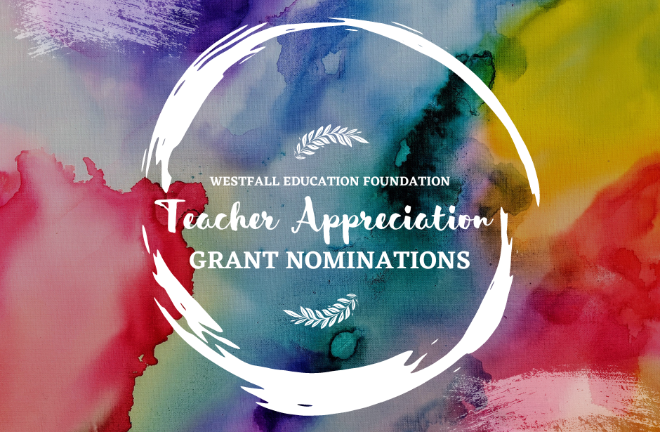 WEF Teacher Appreciation Grant Nominations