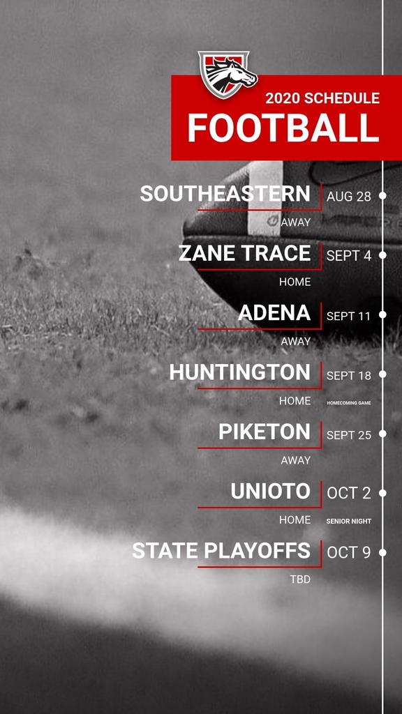 Revised Football Schedule